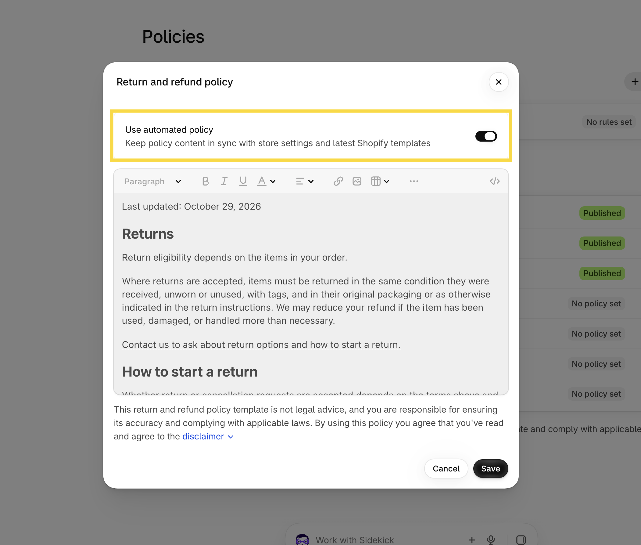 Shopify refreshes payment method design in checkout - classic simple list