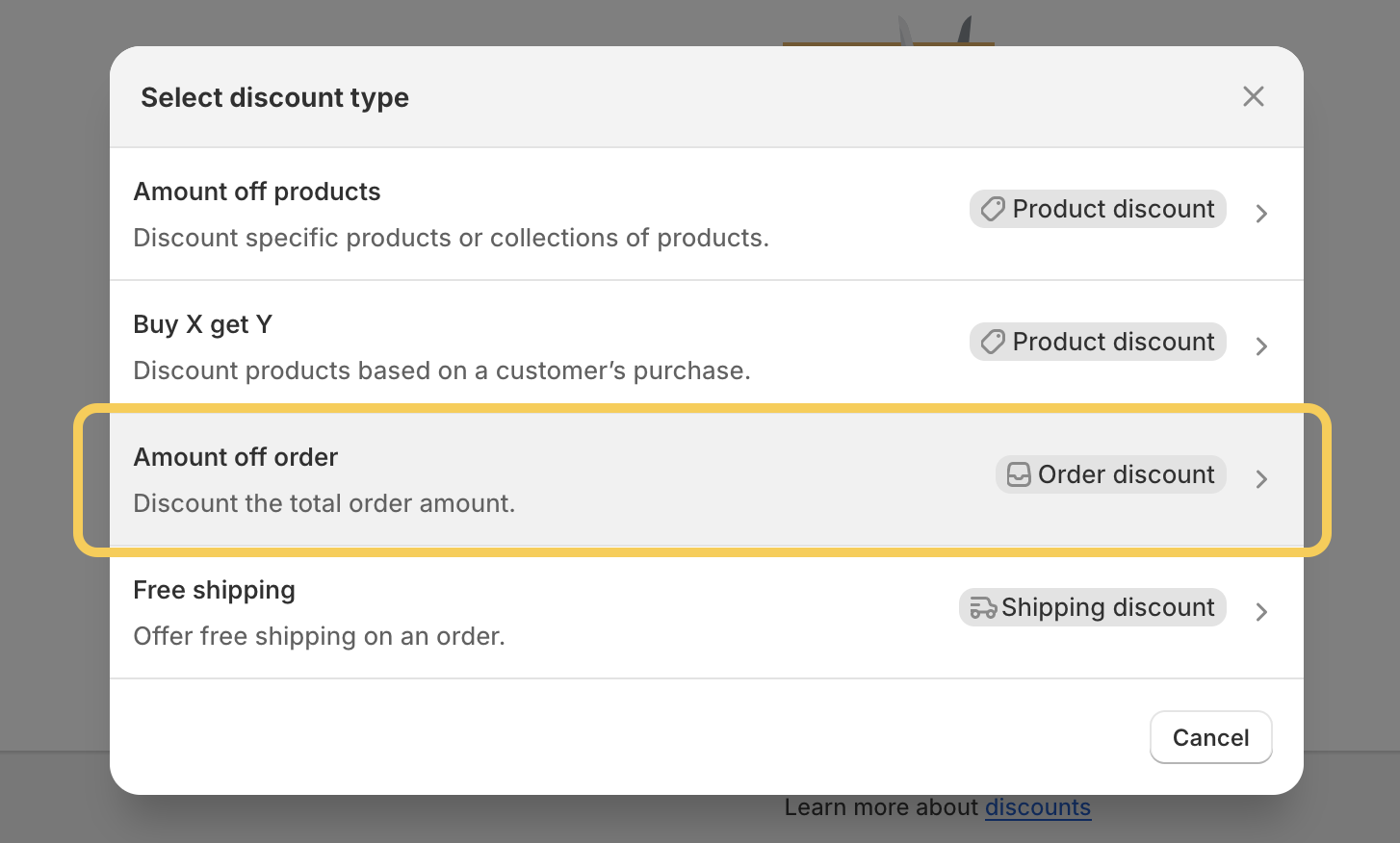 Setting up a welcome discount on Shopify store