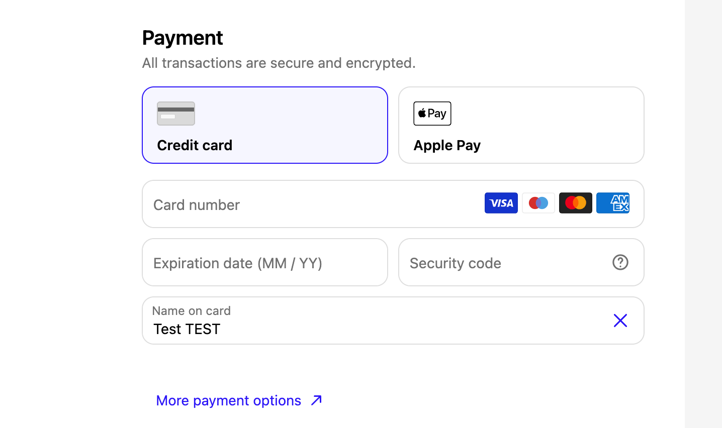 Shopify refreshes payment method design in checkout - new tiles design