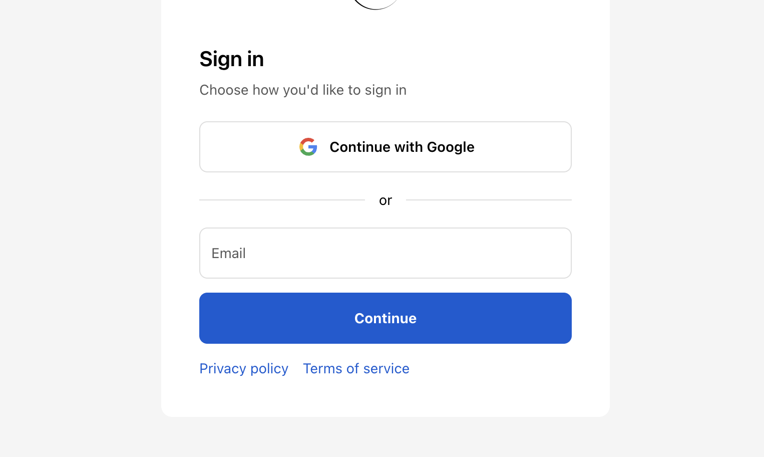 Preview Google sign-in integration on Shopify